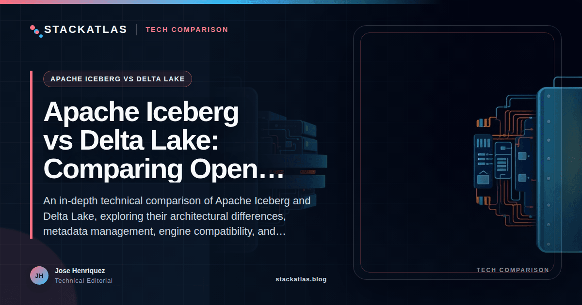 Apache Iceberg vs Delta Lake: Comparing Open Table Formats